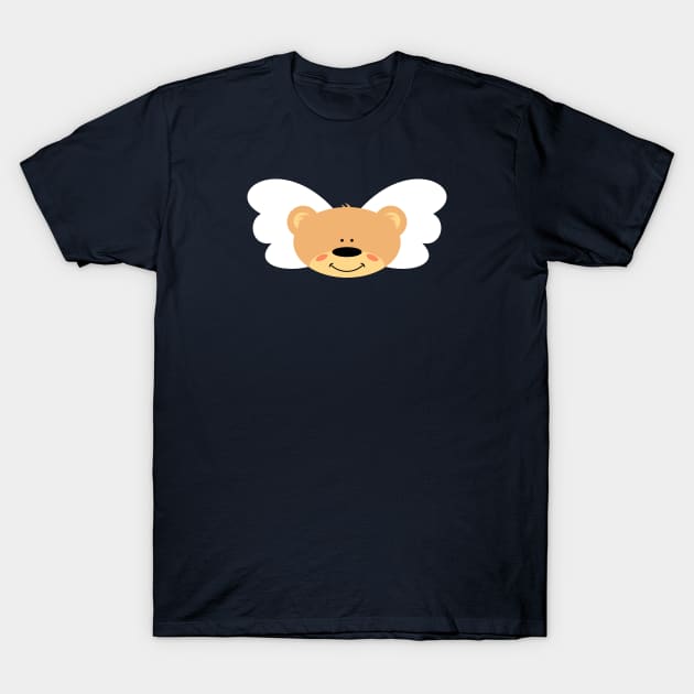 Teddy bear with Angel Wings T-Shirt by schlag.art